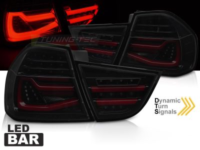 LED Bar Fanali Posteriori Nero Fumé Sequenziali per BMW E90 (2009-2011) Fanali