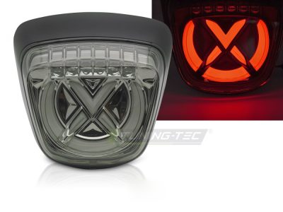 LED Fanale Posteriore Fumé Universale per Vespa Sprint 125 / 150 Fanali