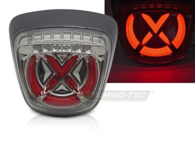 LED Fanale Posteriore Fumé Rosso Universale per Vespa Sprint 125 / 150