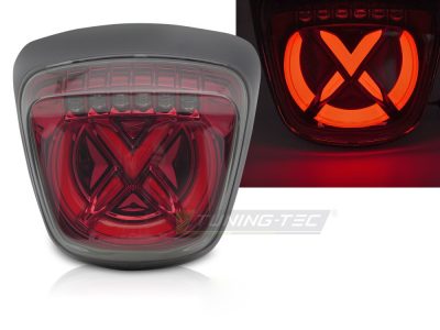 LED Fanale Posteriore Rosso Fumé Universale per Vespa Sprint 125/150