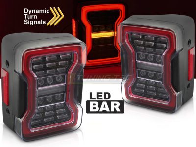 Jeep Wrangler Jk 07-18 LED Nero Fari a LED Neri per Jeep Wrangler JK 2007-2018