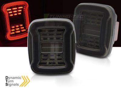 Jeep Wrangler Yj 91-96 / Tj 96-06 Fari LED Fumé Anteriori e Posteriori
