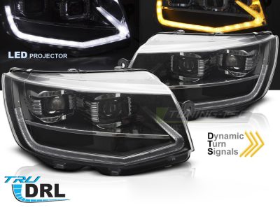 LED Fari Tube Luce Nera DRL Sequenziale per Volkswagen T6 (2015-2019)