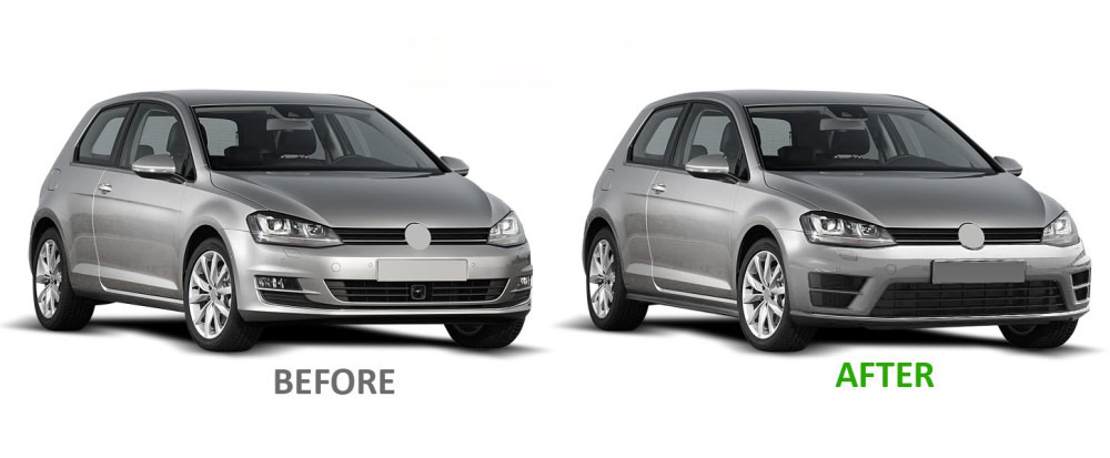Anteriore Paraurti Sport PDC per Volkswagen Golf VII (2013-2017) con PDC