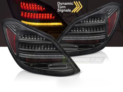 LED Fanali Posteriori Nero Sequenziali per Mercedes-Benz Classe C W205 (anni