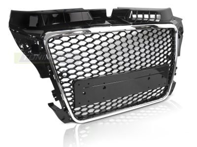 Griglia Sport Nero Cromato PDC per Audi A3 8P (2008-2012) - Griglia Anteriore