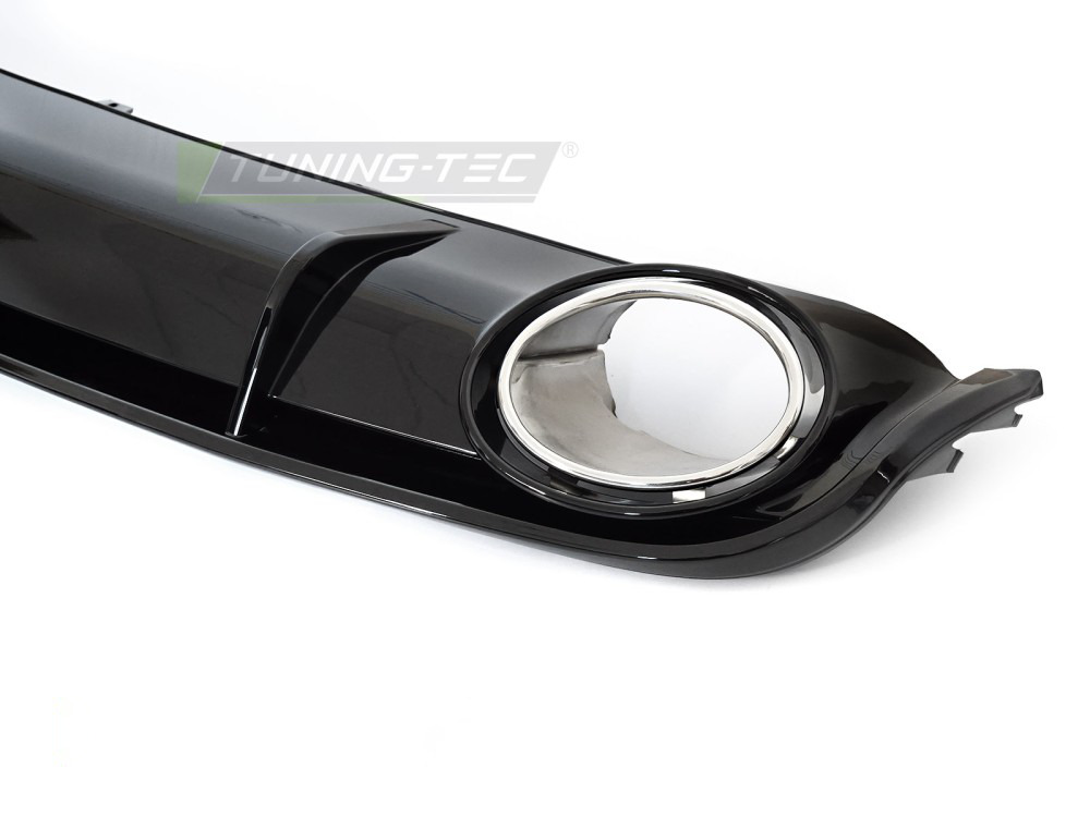Diffusor Singolo Outlet Nero Lucido Sport Style per Audi A4 B8 (2008-2011)
