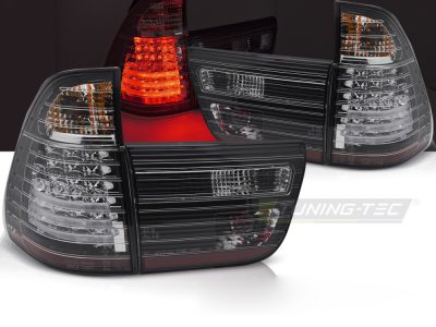 LED Fanali Posteriori Nero per BMW X5 E53 (09.99-10.03) Fanali Posteriori Neri