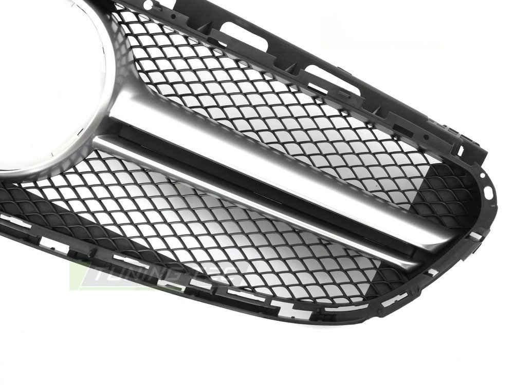Griglia Nero Argento per Mercedes W212 (anni 2013-2016) - Sportiva