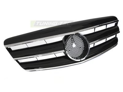 Griglia Sport Nero Cromato per Mercedes W221 (2005-2009) - Griglia Anteriore