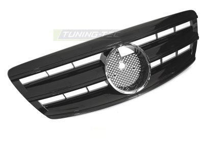 Griglia Sport Nero Lucido per Mercedes W220 (2002-2005) - Griglia Anteriore