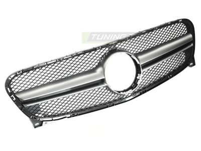 Griglia Nero Argento per Mercedes GLA X156 (2013-2016) - Griglia Sportiva