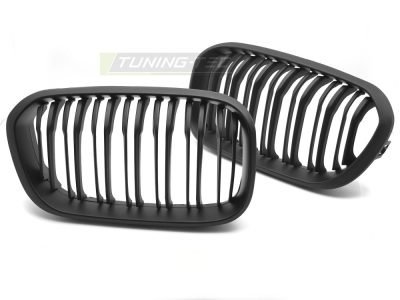 Griglia Sport Nero Opaco Doppio Bar per BMW Serie 1 F20 (anni 15-18)