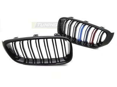 Griglia Sport Nero Lucido Tri-Colour Doppio Bar per BMW F34 Gran Turismo 13-17