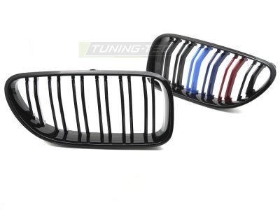 Griglia Sport Nero Lucido Tri-Colour Doppio Bar per BMW Serie 6 F12 (11-18)