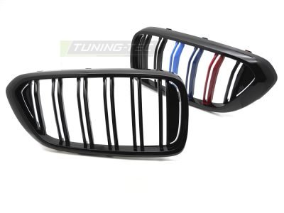 Griglia Sport Nero Lucido Tri-Colour Doppio Bar per BMW G32 (2017-2020)