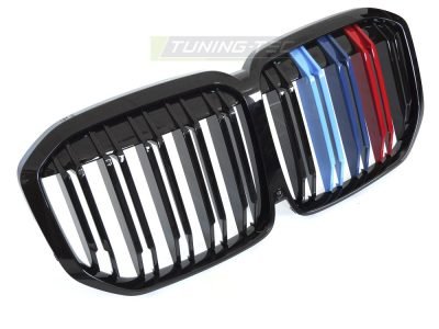 Griglia Sport Nero Lucido Tri-Colour Doppio Bar per BMW X7 G07 (2018-2022)