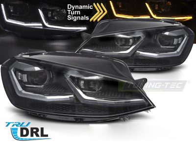 LED Fari Argento Sequenziali DRL per Volkswagen Golf VII (2017-2019)
