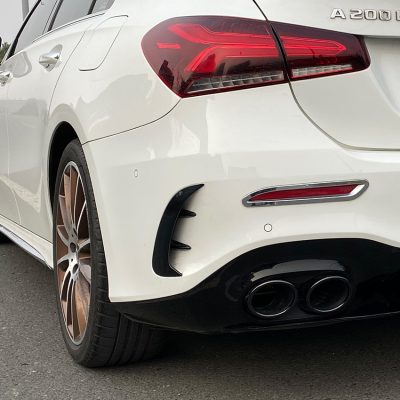 Flap Aerodinamici Nero Hinten per Mercedes-Benz Classe A W177