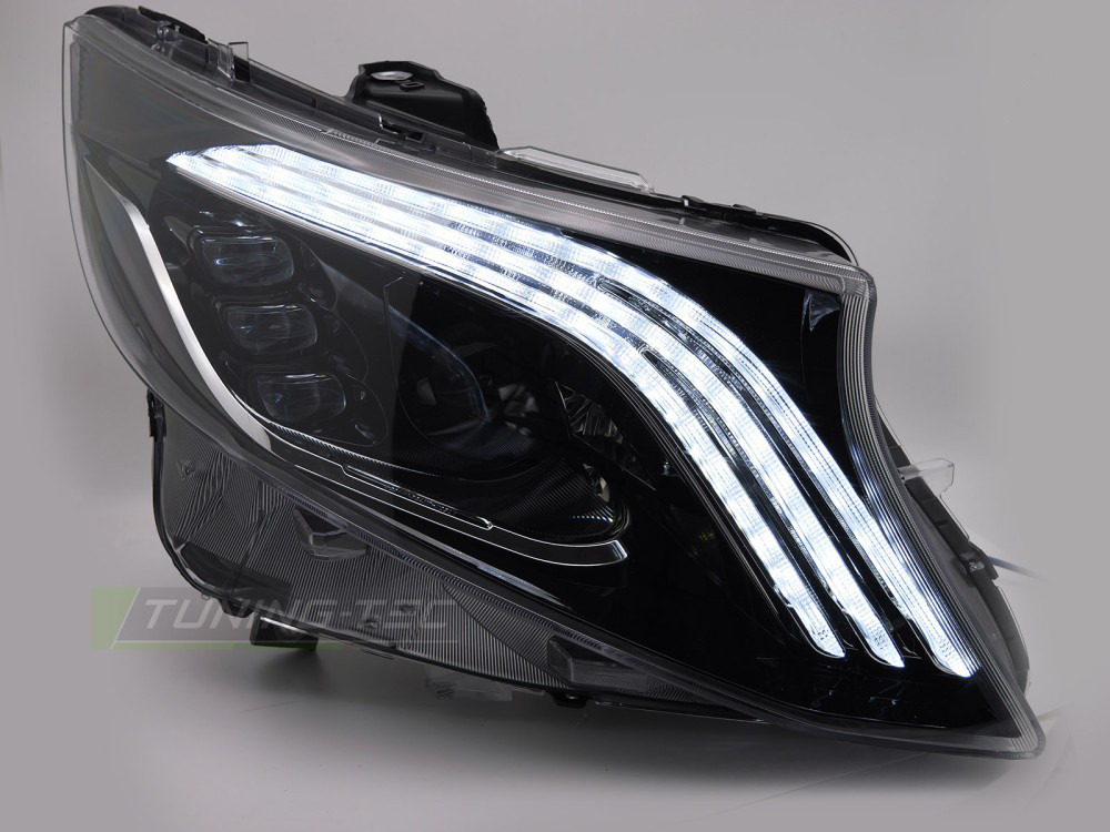 Fari Full LED Sequenziali DRL per Mercedes Classe V / Vito W447 (14-23)