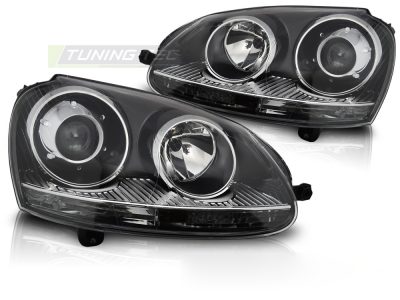 Fari Nero H7 / HID per Volkswagen GOLF V (2003-2009) Kit Fari allo Xeno