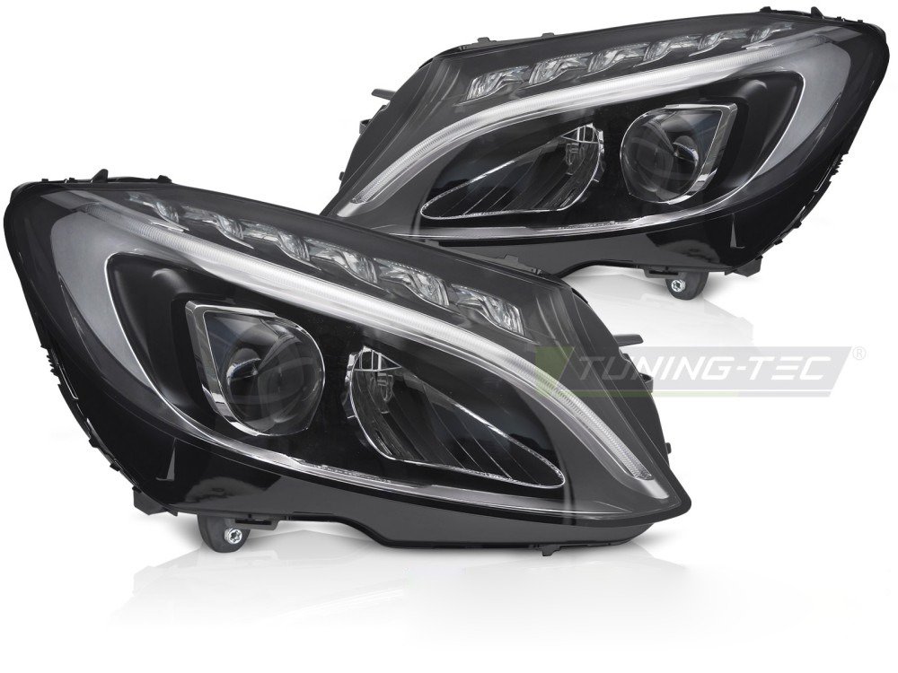 Full LED Fari DRL per Mercedes W205 (2014-2018) Luci Diurne