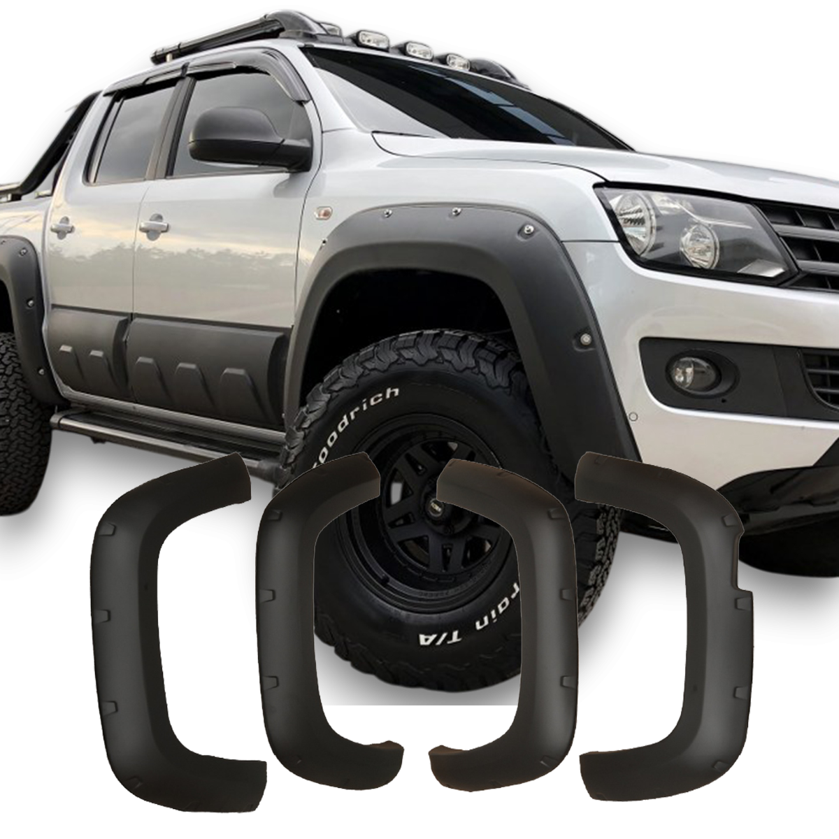 Allargamenti Parafanghi Jumbo per Volkswagen Amarok MK1 Restyling 2016-2021