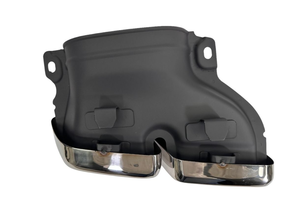 Diffusore Posteriore con Terminali Scarico Cromato per Mercedes W205 2014-2021
