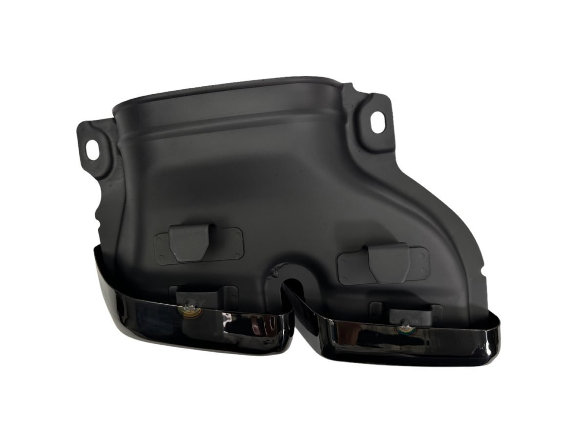 Diffusore Posteriore con Terminali Scarico Nero per Mercedes W205 2014-2021