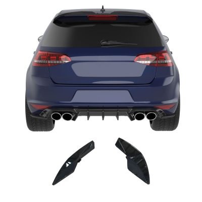 Diffusore Posteriore Laterale per Volkswagen Golf Mk7 R 2013-2016