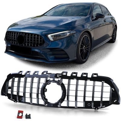 Griglia GT Panamerica del radiatore per Mercedes Classe A (W177) Nero / Cromata