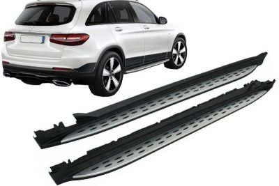 Pedane Laterali sotto porta per Mercedes GLC Classe X253, C253 Alluminio