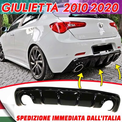 Alfa Romeo Giulietta 2010-2020 Diffuseur Arrière Sport Look ABS Poli