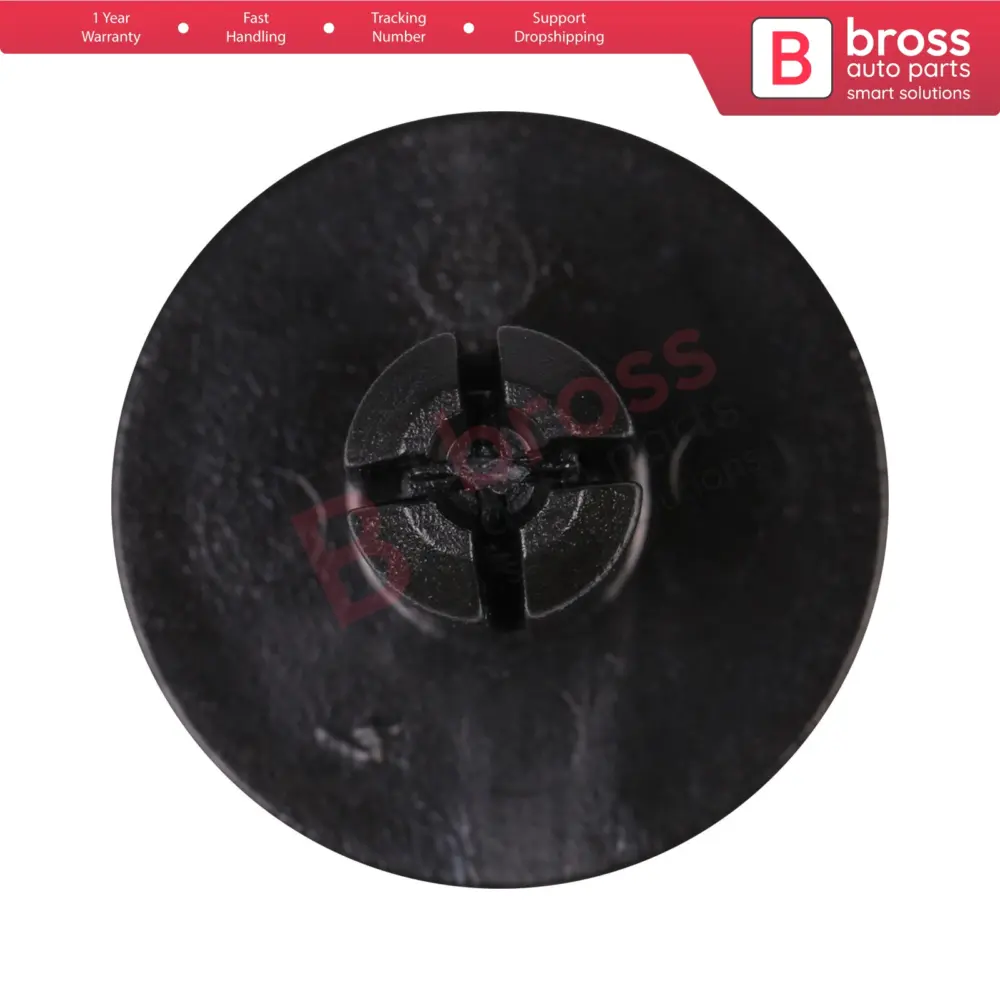 10 Clip Fermaglio a Pressione Nero Nylon 10 Pezzi per Toyota Subaru Mitsubishi