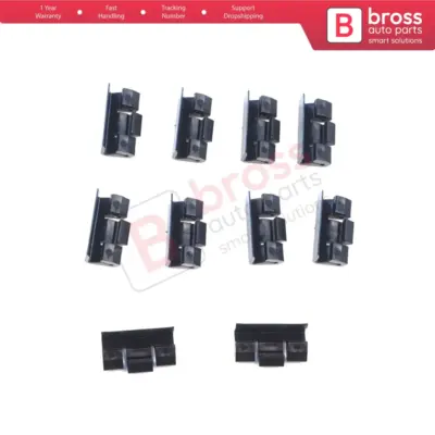 10 Clip Fissaggio Canalina Tetto 10 Pezzi per BMW 5 E34 7 E32 E38