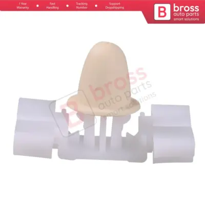 10 Clip Laterali Bianche per BMW 51131960054 10 Pezzi