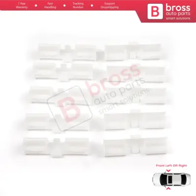10 Clip Supporto Alzacristalli Anteriori Dx/sx per Seat Toledo MK4 Skoda Rapid