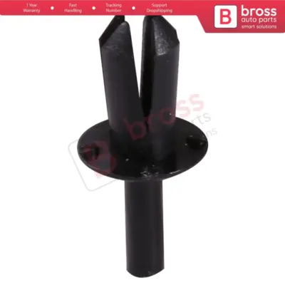 10 Pezzi Fermacalore Paraspruzzi Nero Piccolo per Volkswagen Karsan T2392