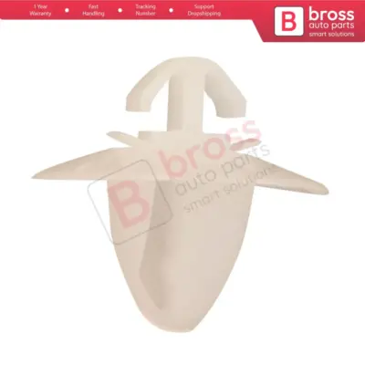 10 Pezzi Fermagli Bianchi per Modanatura Fiat Doblo 71728805