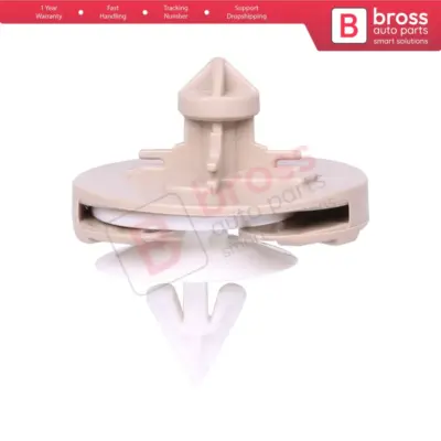 10 Pezzi Fermo Pannello Porta Grigio e Bianco per VW Audi 1H0868243 1H0868243B