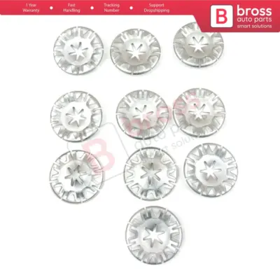 10 Pezzi Guarnizione Isolamento Cofano per Volkswagen N90796501 N90796502