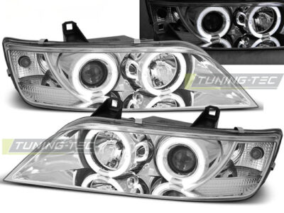 Fari Anteriori Angel Eyes Cromati per BMW Z3 (01.96-02)