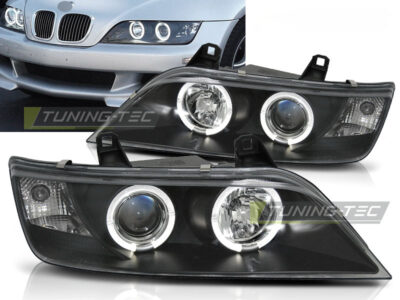 Fari Anteriori Angel Eyes Neri per BMW Z3 (01.96-02)