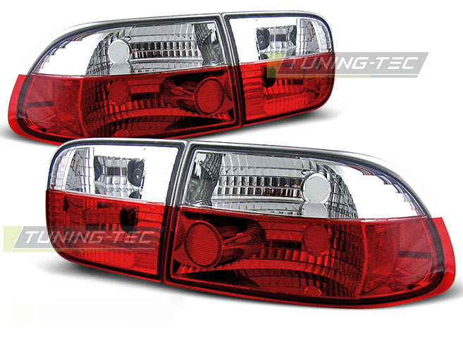 Honda Civic 09.91-08.95 2D/4D Rosso Bianco Accessorio Tuning Esterno Auto