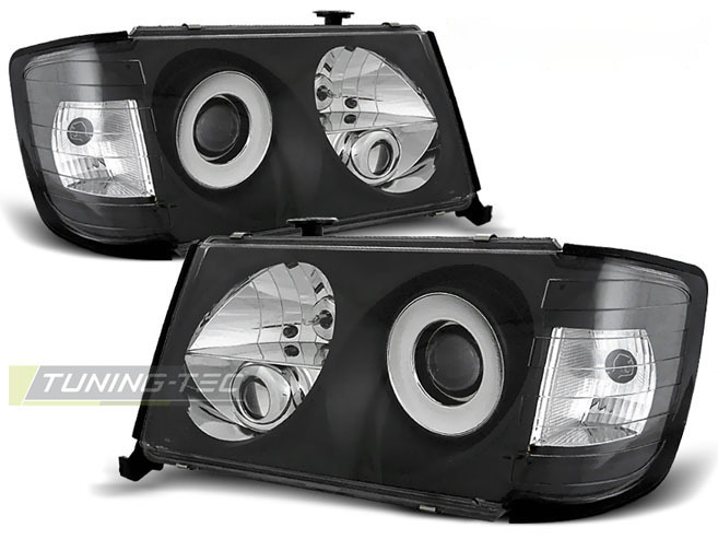 Fari Anteriori Neri per Mercedes W124 Classe E (05.93-06.95)