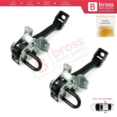 2 Pezzi Limitatori Cerniera Porta Posteriore per BMW 3 E46 1997-2006