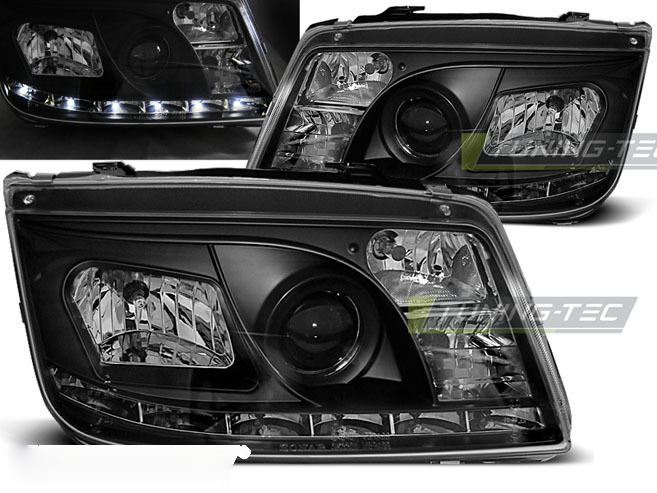 Fari Anteriori Daylight Neri per Volkswagen Bora (09.98-05.05)