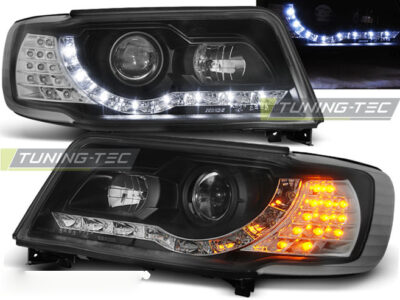 Fari Anteriori Daylight Neri per Audi 100 C4 (12.90-06.94)