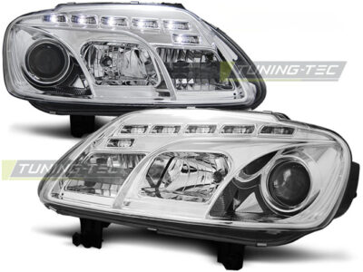 Fari Anteriori Daylight Cromati per Volkswagen Touran 02.03-10.06 / Caddy