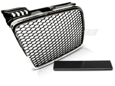 Griglia Sport Cromato per Audi A4 (B7) 2004-2008 - Griglia Anteriore Cromata